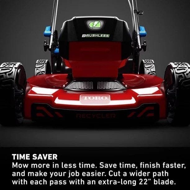 Flex-Force 60V Cordless 2-Tool Combo Kit 22 in. Recycler Walk Behind Lawn Mower & Leaf Blower w/Charger & Batteries - Image 5