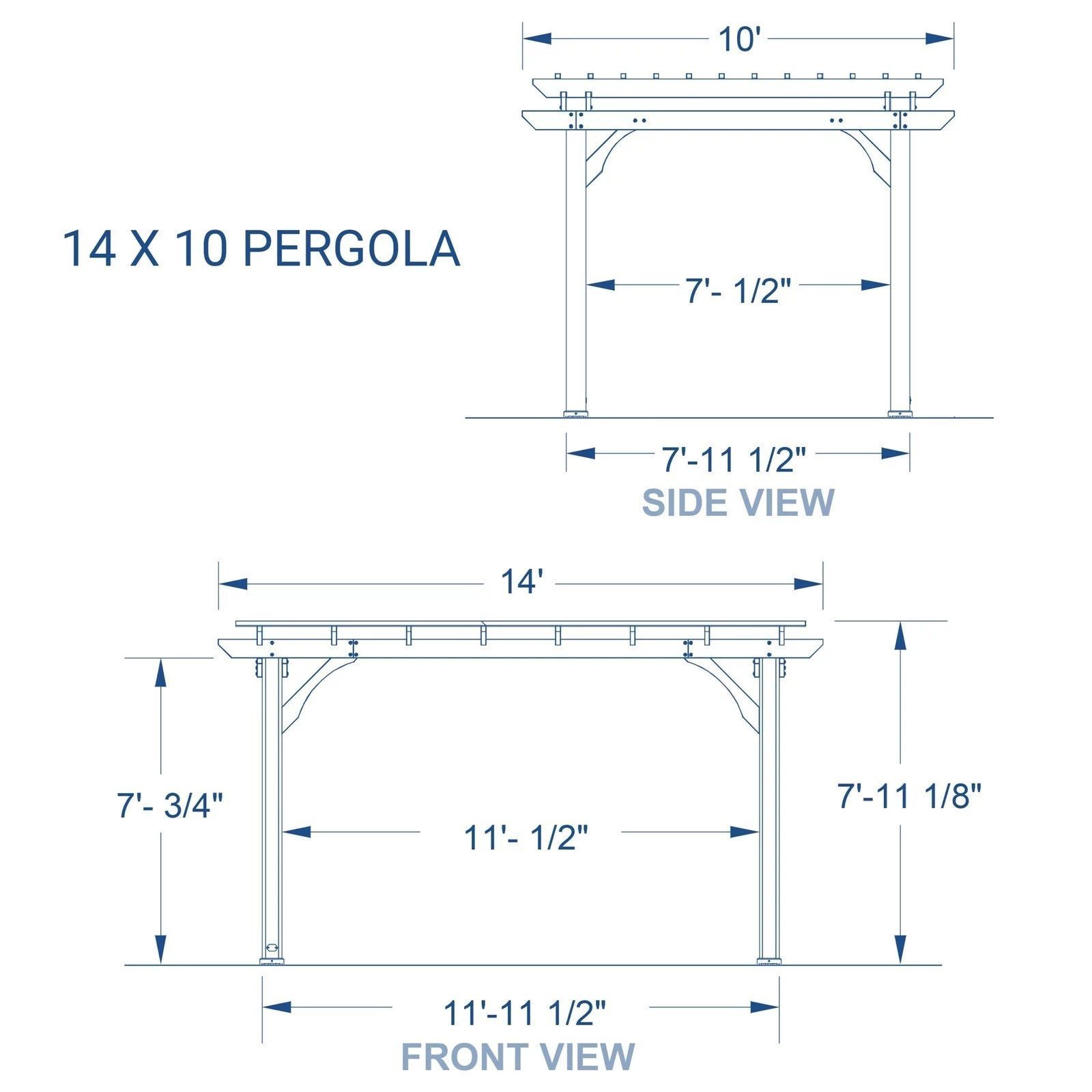 14 x 10 Pergola - Image 5