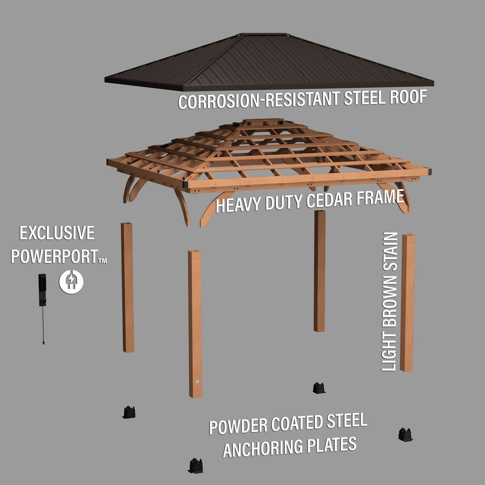 14×12 Barrington Gazebo - Image 6
