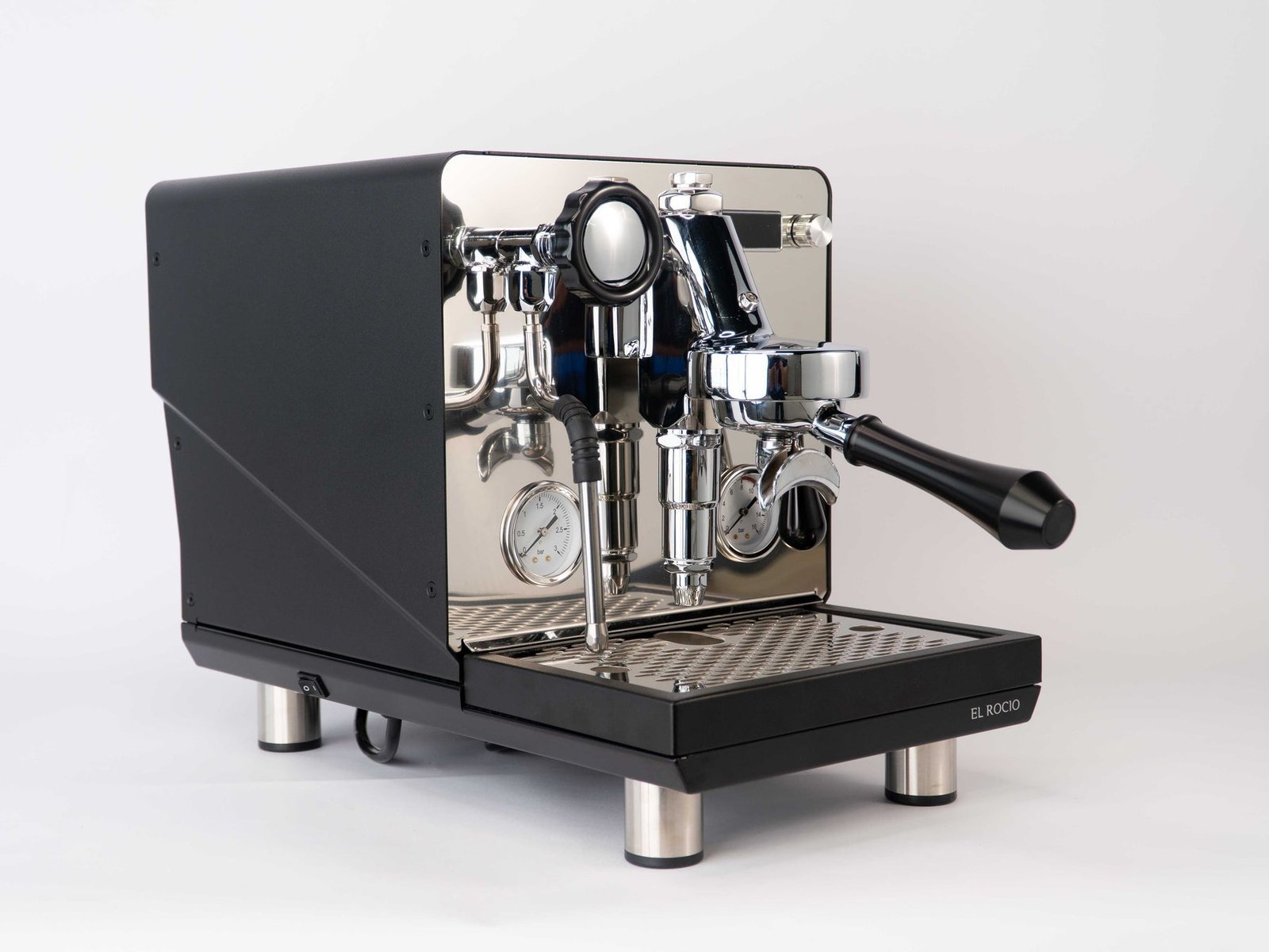 El Rocio Manus S – Premium Home Espresso Machine (Black or White) Black - Image 4