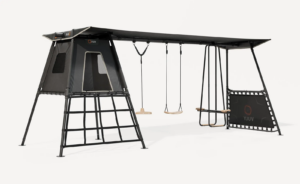 Vuly Max 2.1 C3 Swing Set With Cubby Outdoor Kids Playsets for Backyards Swing Swing and Swing