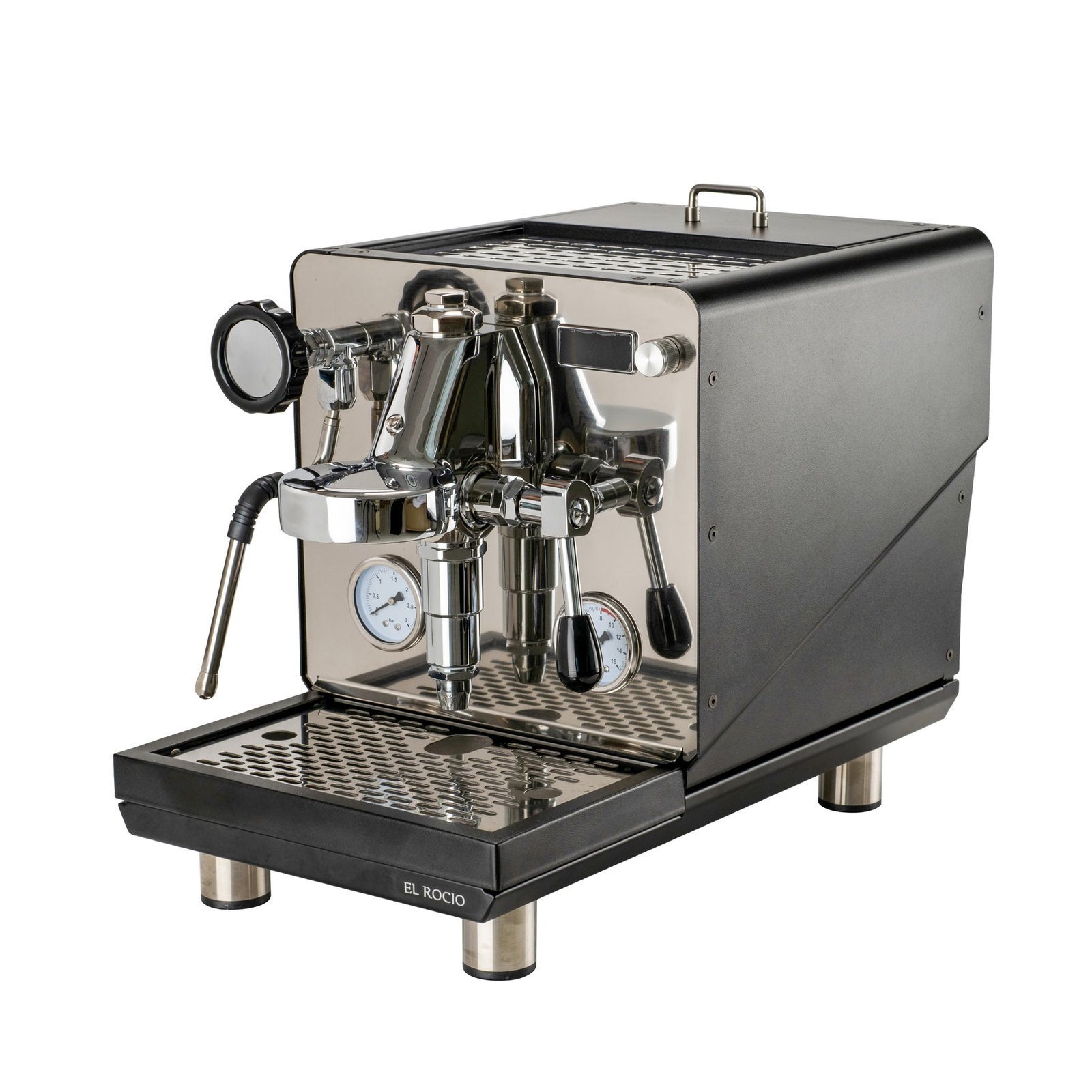 El Rocio Manus S – Premium Home Espresso Machine (Black or White) Black - Image 2