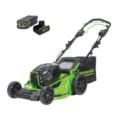 Greenworks 82V 21″ Brushless Self-Propelled Mower w/ 8.0Ah Battery and Dual Port Charger 82LM21S-8DP - Image 2