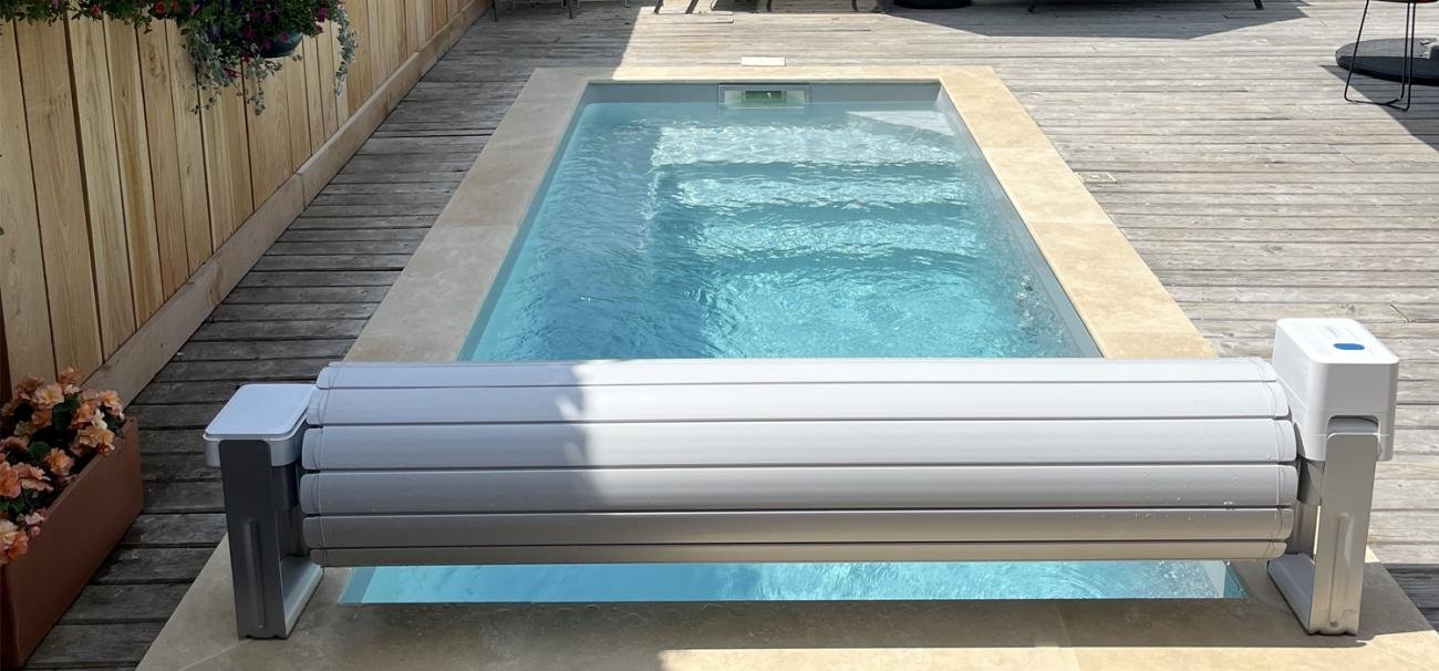 Volet piscine manuel motorisable APF Pool Swift et sa iBox 410 - Image 3