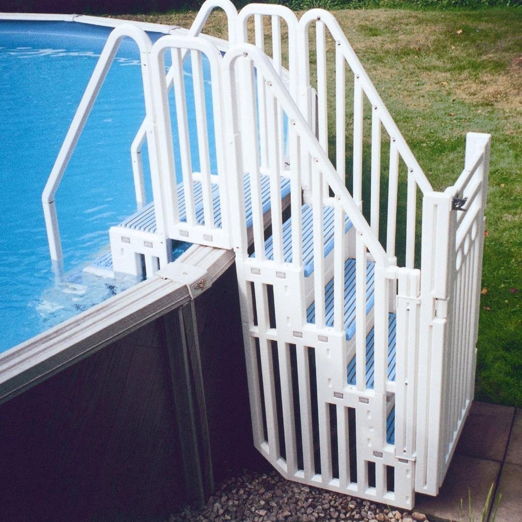 Habitat Et Jardin Escalier double pour piscine ” Bruno - Image 4
