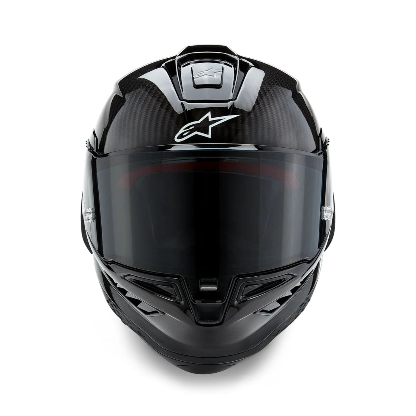Alpinestars Supertech R10 Element Full Face Helmet Gloss Black Carbon Silver - Image 4