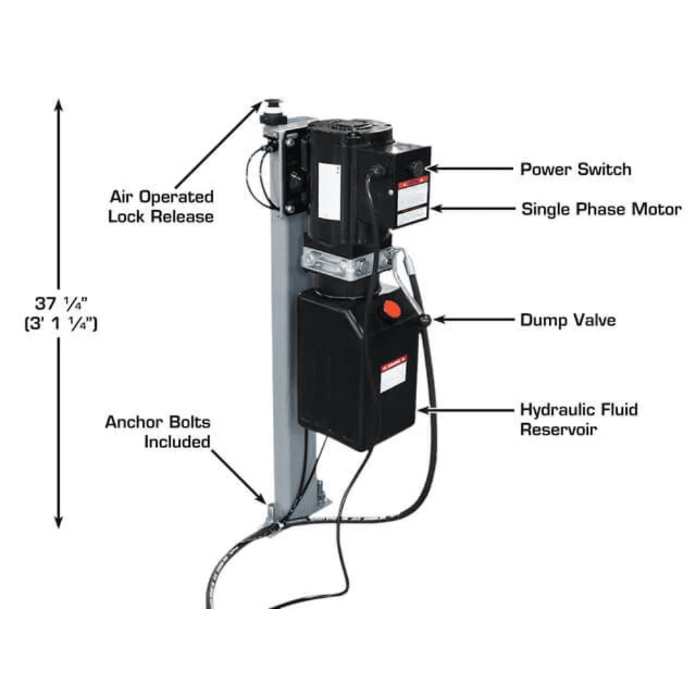 BendPak LR-60P 6000 Lb. Capacity Portable Low-Rise Scissor Car Lift - Image 3