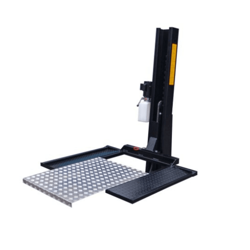 Auto Lift SC-2K 2,000 Lb. Single Column Turf Lift for Golf Carts ATVs Lawnmowers Black - Image 2
