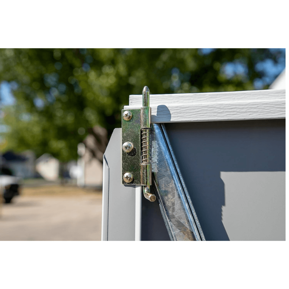 Arrow Yardsaver 4' x 7' Galvanized Steel Lean-To Storage Shed - Image 4
