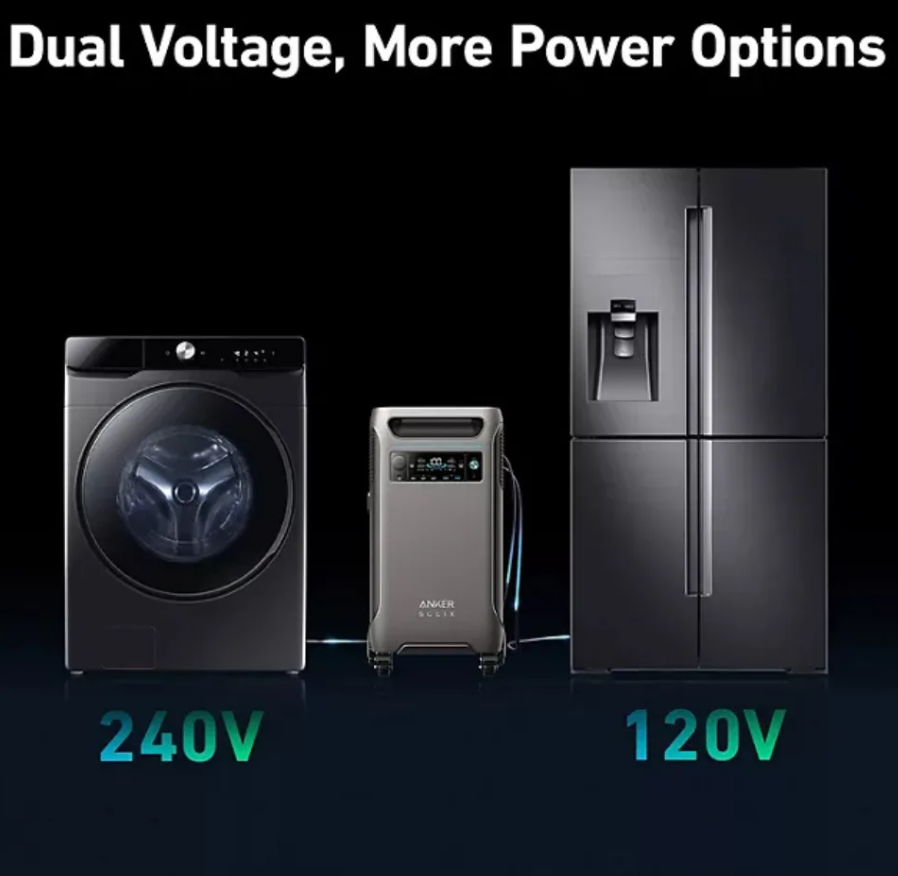 Anker SOLIX F3800 Portable Power Station 3840Wh LiFePO4 Battery Backup Generator with 6000W AC Output - Image 5