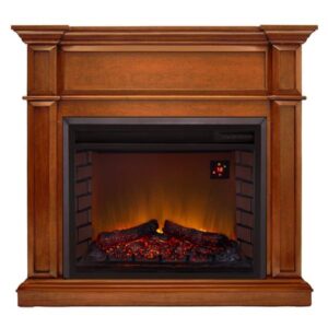 Duluth Forge Apple Spice Full Size Electric Fireplace with Mantel