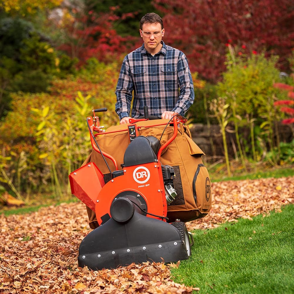 DR Power Premier 28-Inch Walk-Behind Lawn and Leaf Vacuum with Chipper - Image 2